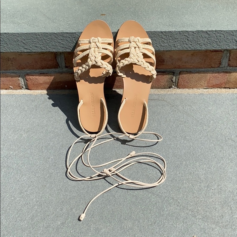 Ulla Johnson Manuela flat sandals size 39